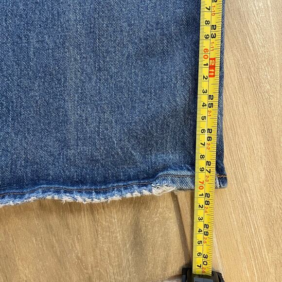 Abercrombie & Fitch 90s Relaxed High Rise Jeans Size 29 Short Blue Women’s Denim - Picture 9 of 10
